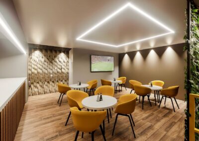 Arquitectura comercial de doble función: panadería y cafetería