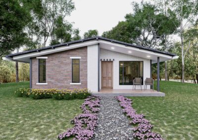 Modelo residencial: casa unifamiliar